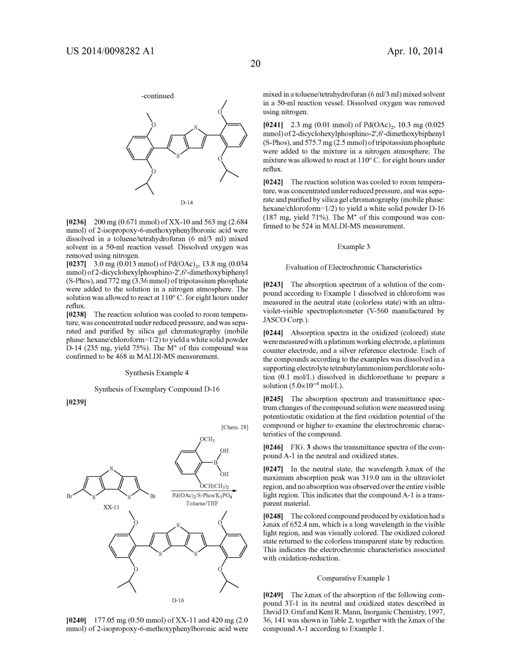 NOVEL ORGANIC COMPOUND AND ELECTROCHROMIC ELEMENT CONTAINING THE SAME - diagram, schematic, and image 23