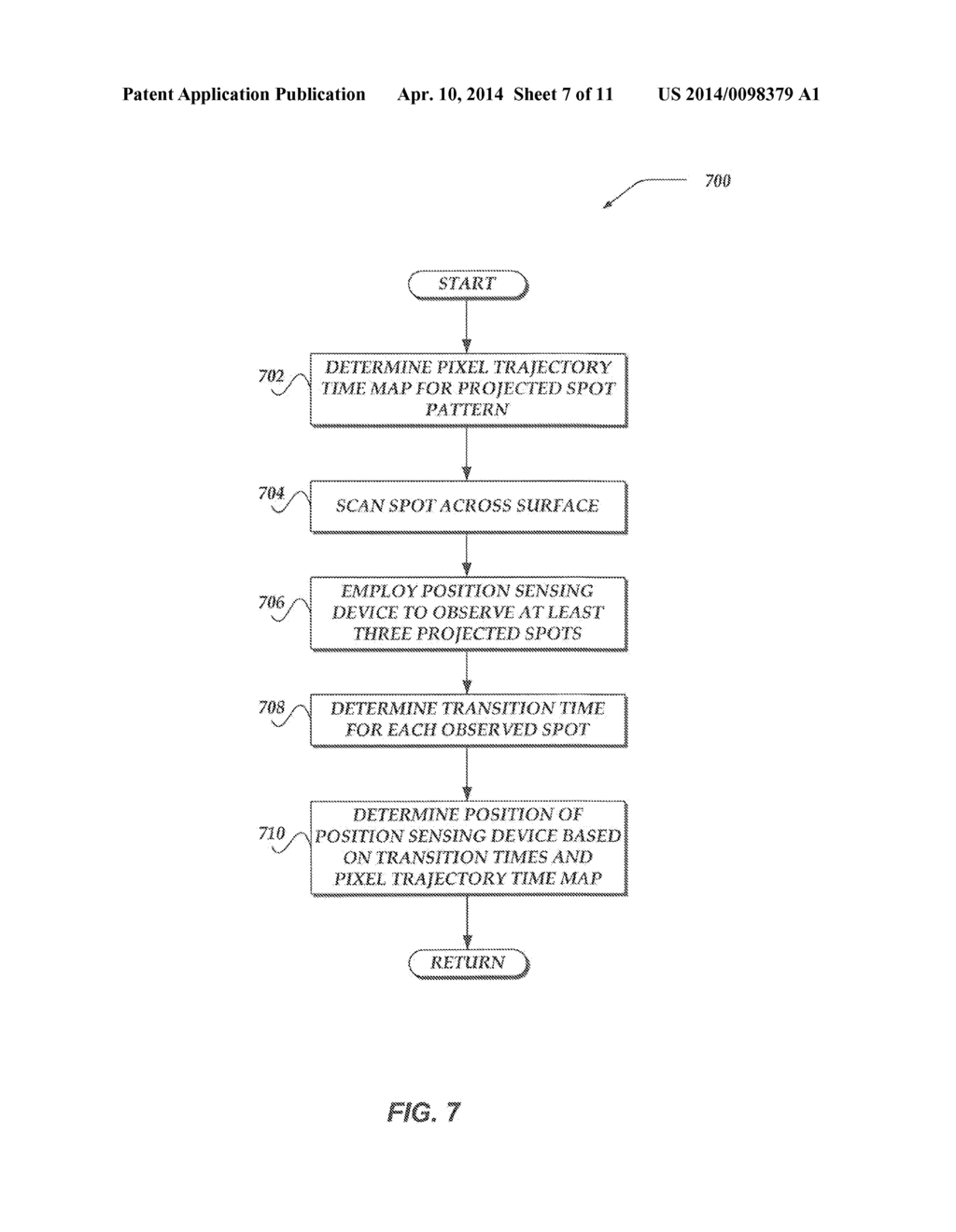 SCANNING OPTICAL POSITIONING SYSTEM WITH SPATIALLY TRIANGULATING RECEIVERS - diagram, schematic, and image 08