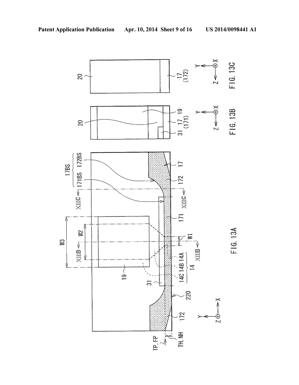 PERPENDICULAR MAGNETIC WRITE HEAD AND MAGNETIC RECORDING DEVICE - diagram, schematic, and image 10