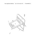 PORTABLE ELECTRONIC DEVICE CASE ACCESSORIES AND RELATED SYSTEMS AND     METHODS diagram and image