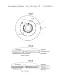 DISK-SHAPED RECORDING MEDIUM AND RECORDING/REPRODUCING DEVICE FOR     DISK-SHAPED RECORDING MEDIUM diagram and image