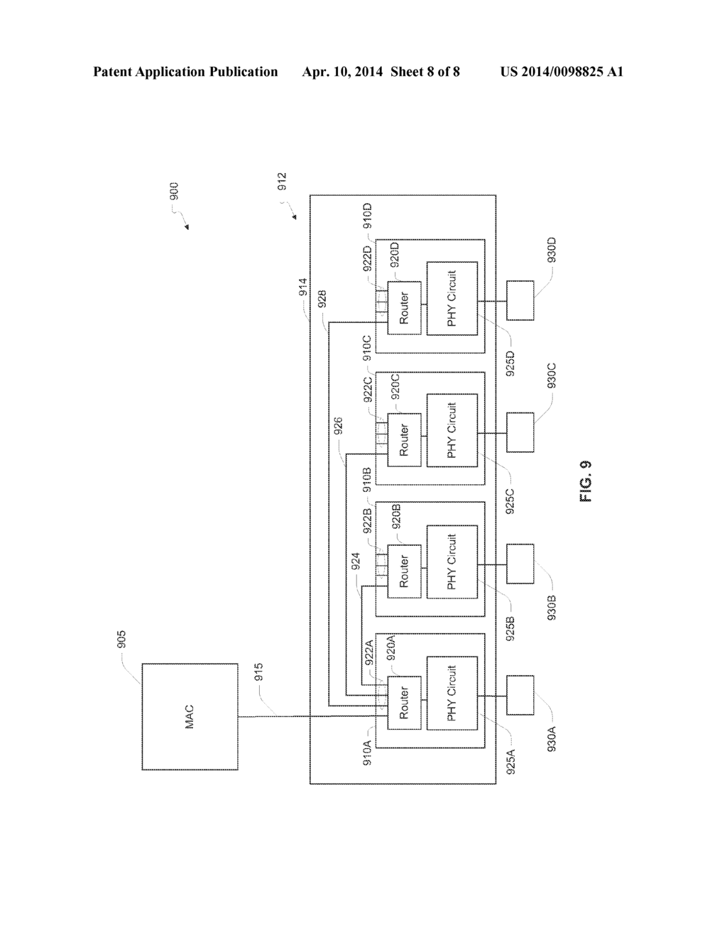 METHOD FOR IMPLEMENTING A MULTI-CHIP MODULE WITH A HIGH-RATE INTERFACE - diagram, schematic, and image 09