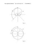 Angle-dependent operating device or method for generating a     pseudo-stereophonic audio signal diagram and image