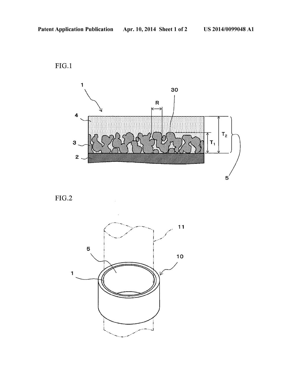 SLIDING MEMBER AND BEARING - diagram, schematic, and image 02