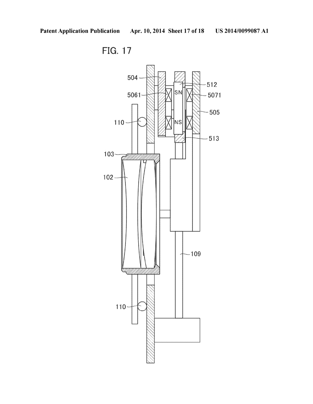 IMAGE SHAKE CORRECTION APPARATUS, AND OPTICAL EQUIPMENT AND IMAGING DEVICE     PROVIDED WITH SAME - diagram, schematic, and image 18