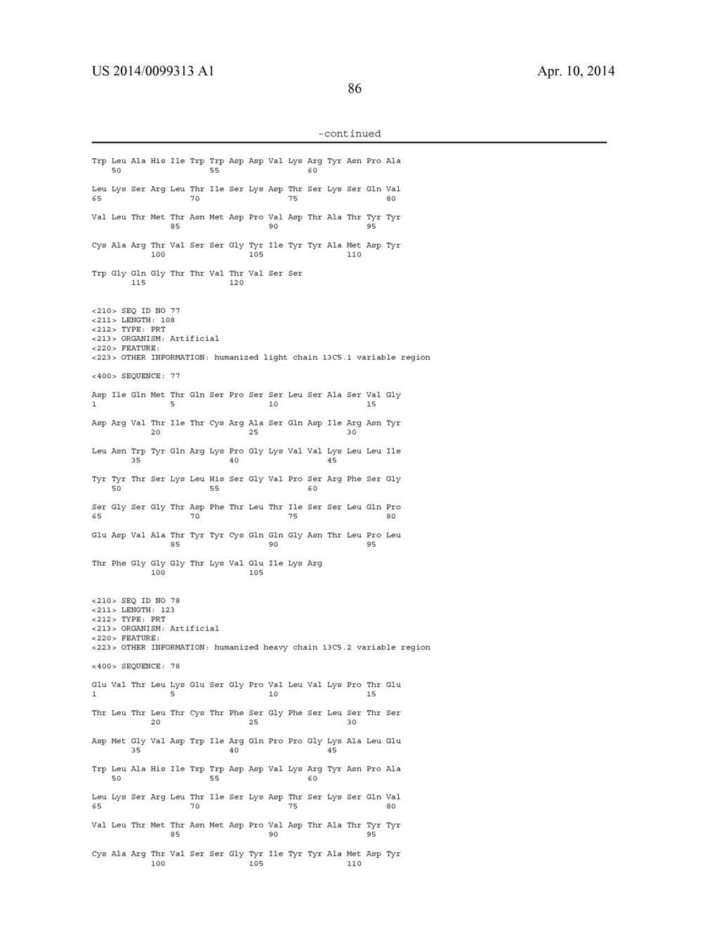 INTERLEUKIN-13 BINDING PROTEINS - diagram, schematic, and image 87