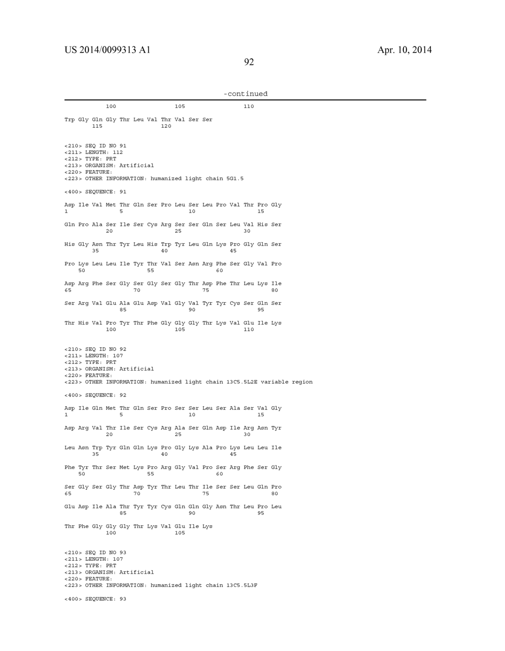 INTERLEUKIN-13 BINDING PROTEINS - diagram, schematic, and image 93