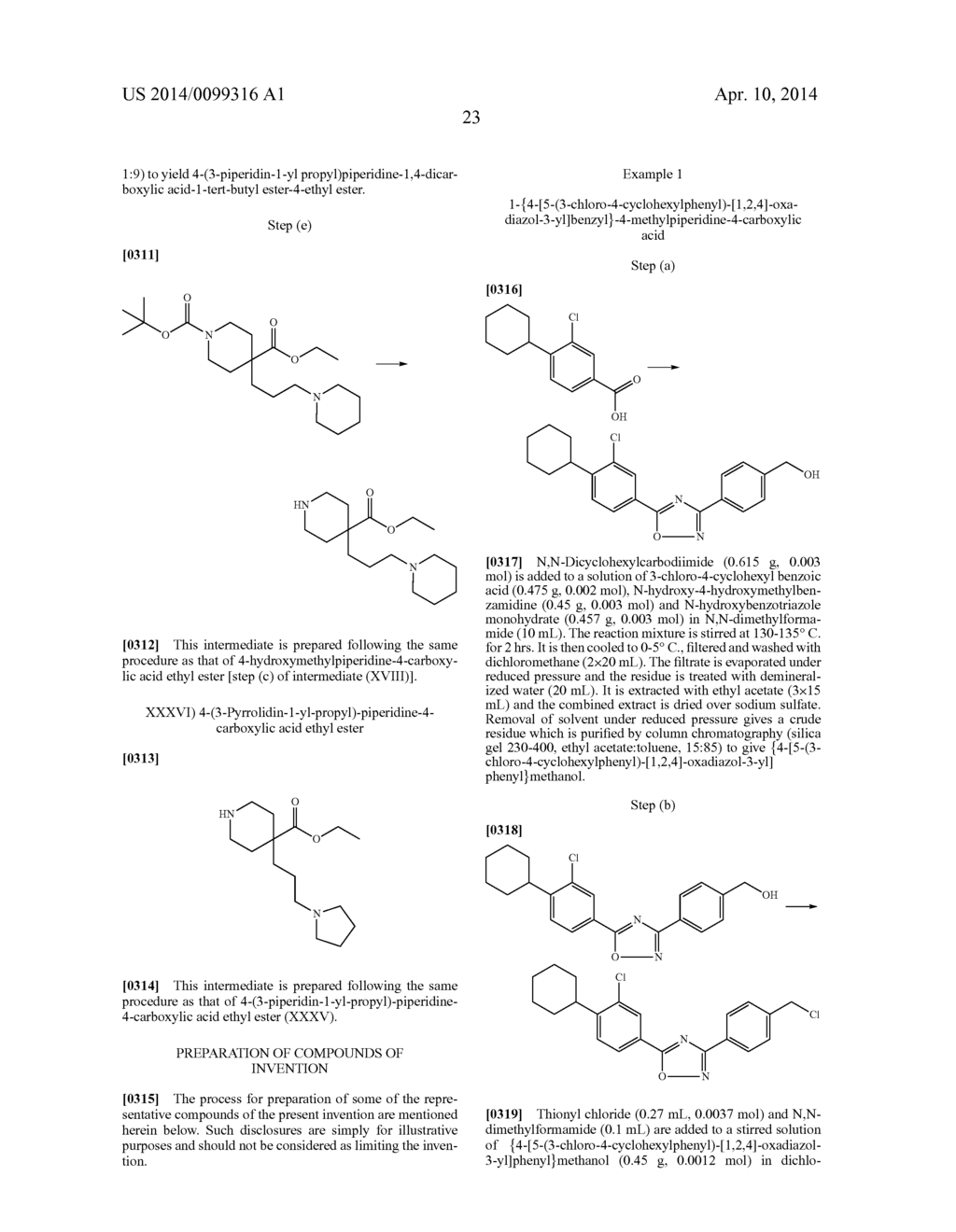 NOVEL PIPERIDINYL MONOCARBOXYLIC ACIDS AS S1P1 RECEPTOR AGONISTS - diagram, schematic, and image 24
