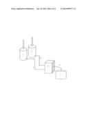 CONTINUOUS METHOD FOR PRODUCING NANOPARTICLES AND NANOPARTICLES OBTAINED     BY MEANS OF SAID METHOD diagram and image