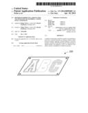 Method of Producing a Reflection Transfer for Transferring a Motif onto a     Substrate diagram and image