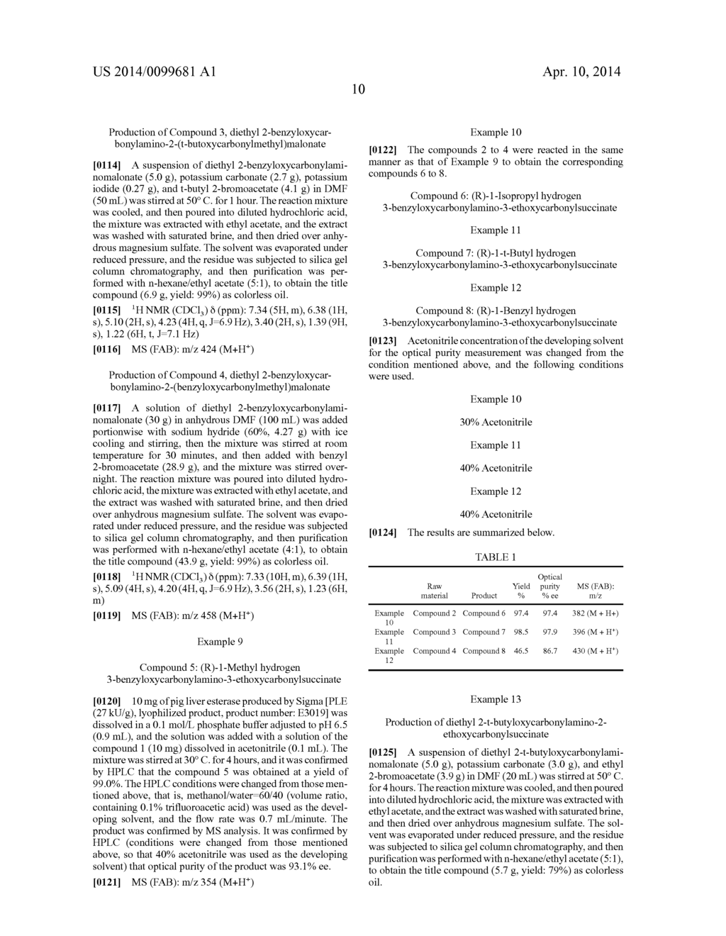 PROCESS FOR PRODUCING OPTICALLY ACTIVE SUCCINIMIDE DERIVATIVES AND     INTERMEDIATES THEREOF - diagram, schematic, and image 11