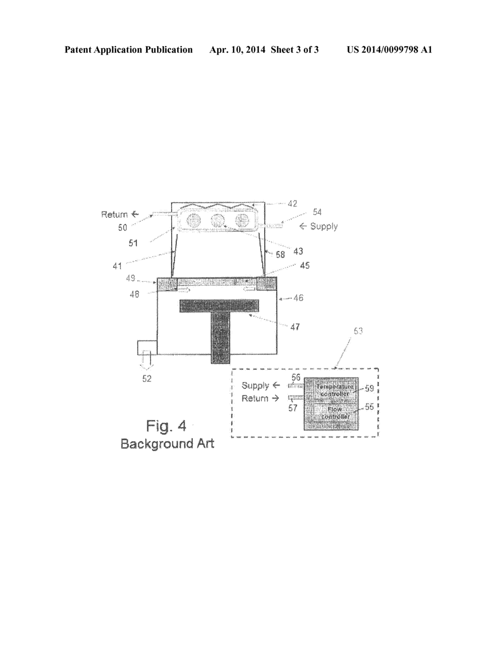 UV-Curing Apparatus Provided With Wavelength-Tuned Excimer Lamp and Method     of Processing Semiconductor Substrate Using Same - diagram, schematic, and image 04