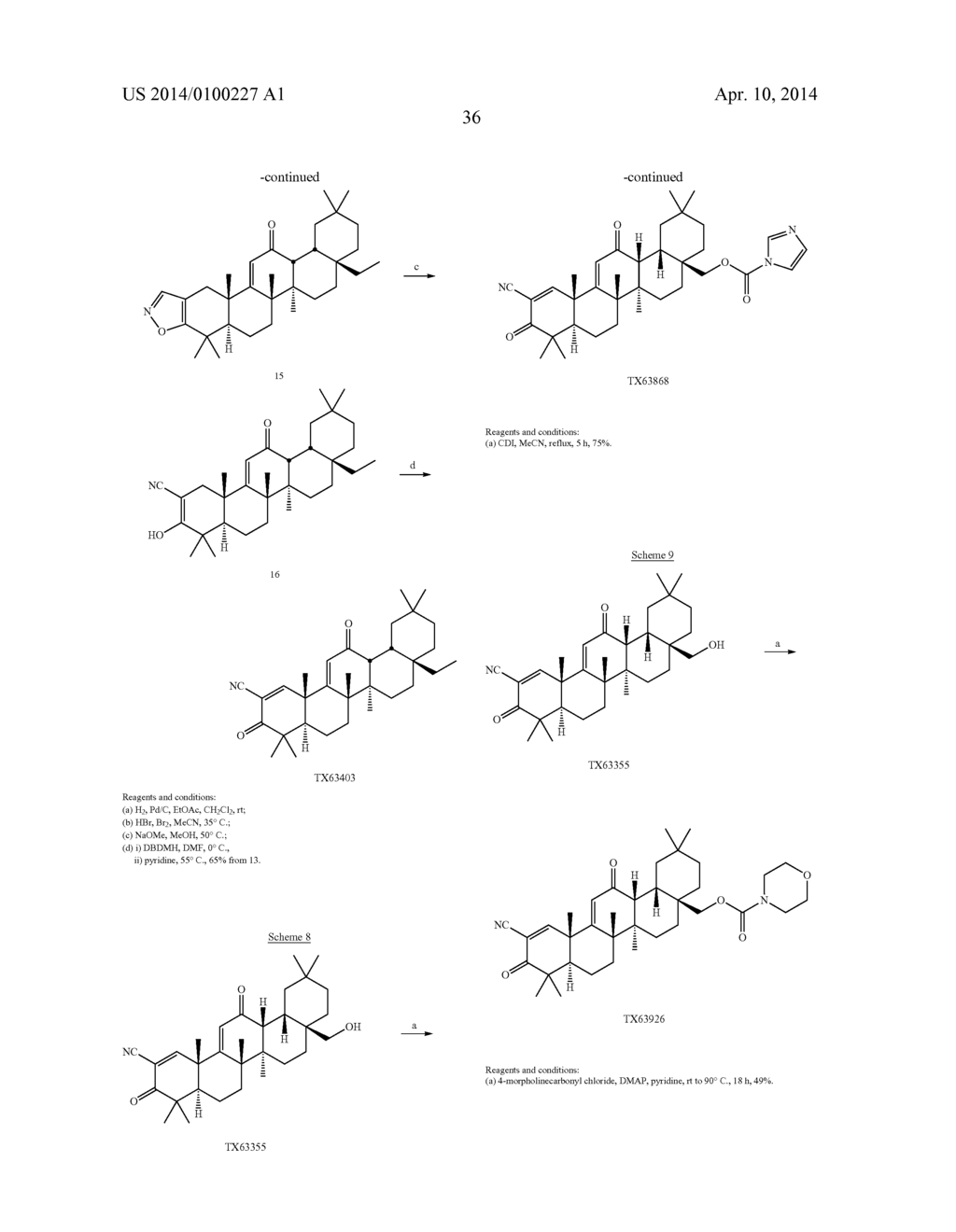 C17-ALKANEDIYL AND ALKENEDIYL DERIVATIVES OF OLEANOLIC ACID AND METHODS OF     USE THEREOF - diagram, schematic, and image 37