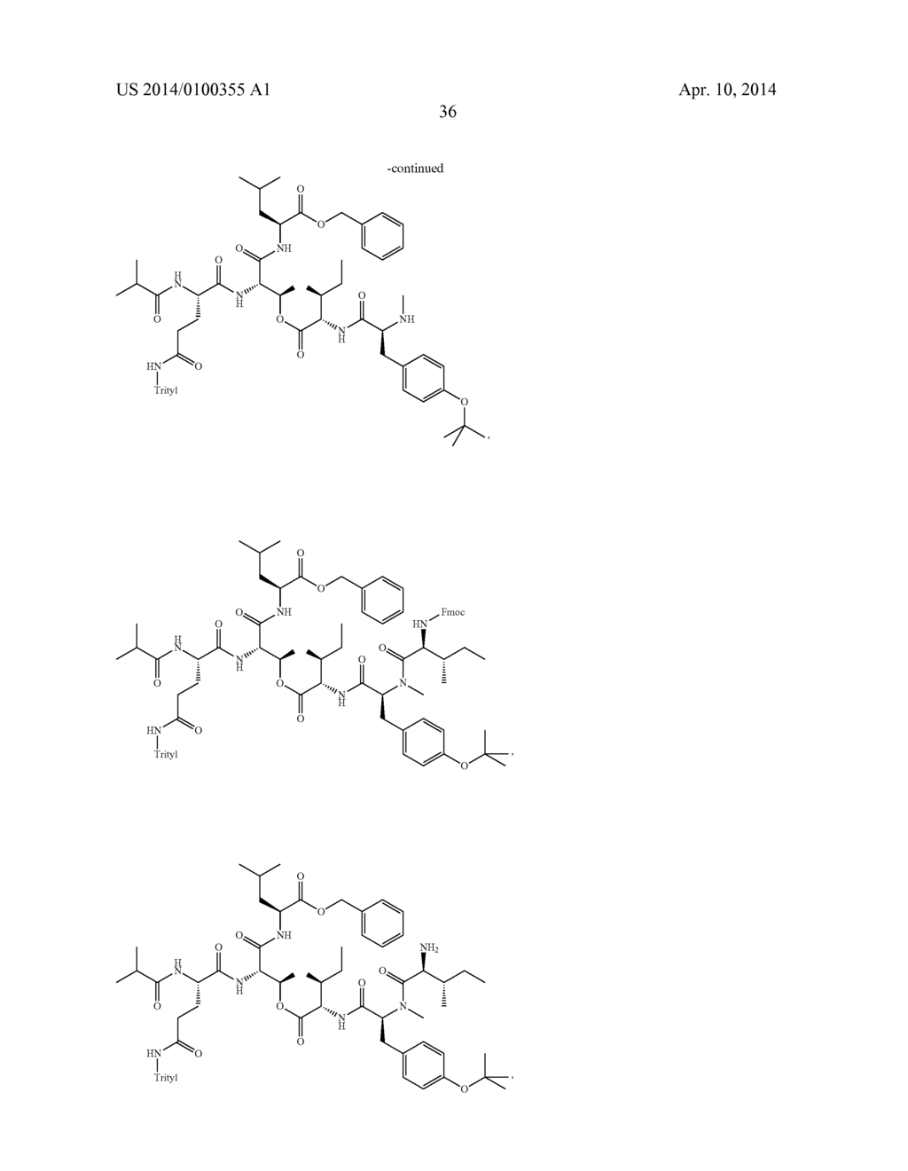 Solution Phase Processes for the Manufacture of Macrocyclic Depsipeptides     and New Intermediates - diagram, schematic, and image 37