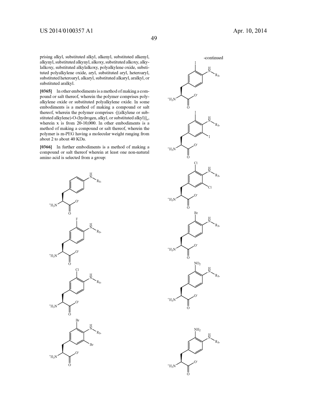 COMPOSITIONS CONTAINING, METHODS INVOLVING, AND USES OF NON-NATURAL AMINO     ACIDS AND POLYPEPTIDES - diagram, schematic, and image 90