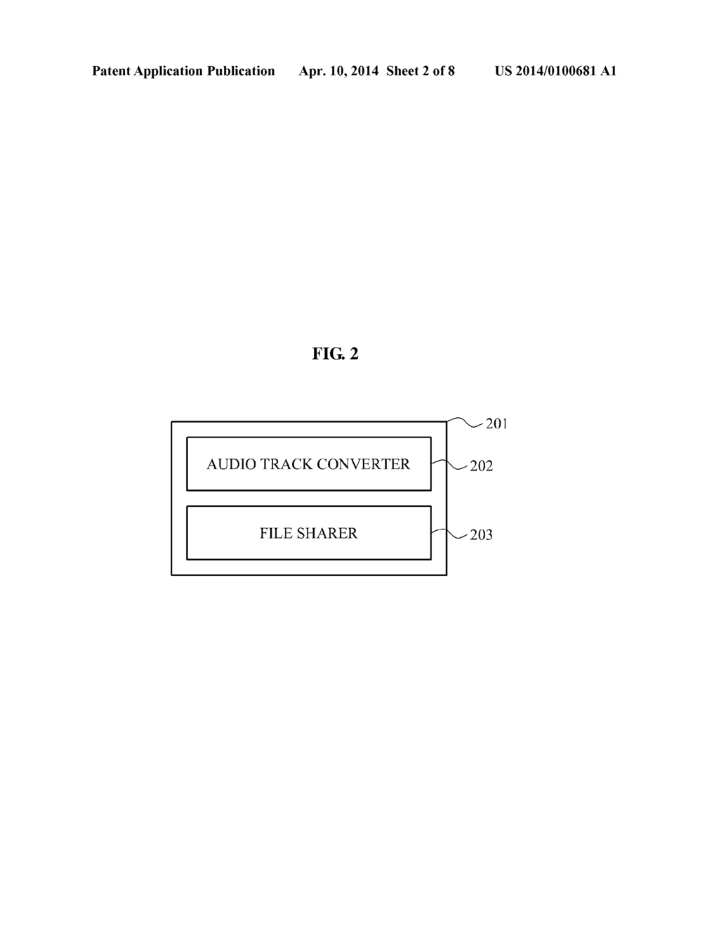 SYSTEM AND METHOD FOR AUDIO FILE CONVERSION - diagram, schematic, and image 03