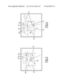 AIRCRAFT VISION SYSTEM WITH RELIEF LINES AND ASSOCIATED METHOD diagram and image