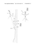 AIRCRAFT VISION SYSTEM WITH RELIEF LINES AND ASSOCIATED METHOD diagram and image