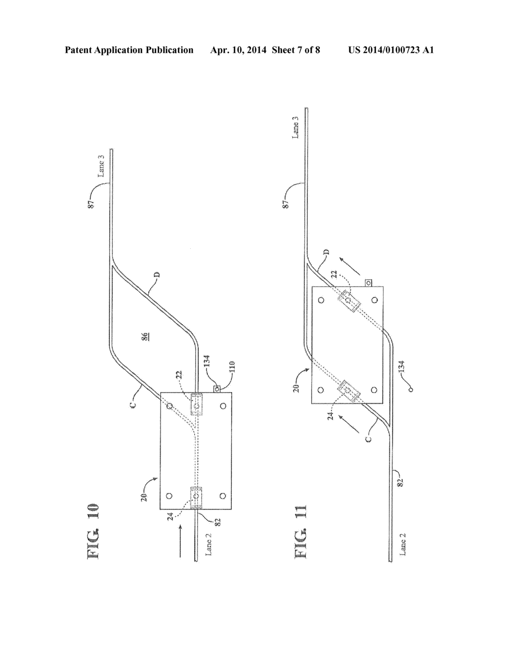 AUTOMATED GUIDED VEHICLE SIDESTEP MOTION APPARATUS AND METHOD - diagram, schematic, and image 08