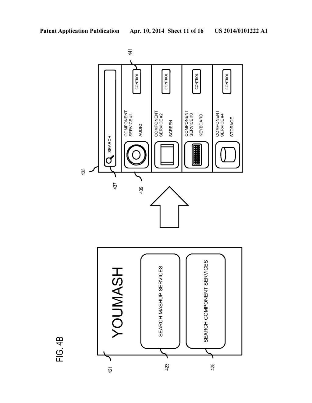 METHOD AND APPARATUS FOR PROVIDING MASHUP SERVICE OF COMPONENT SERVICES - diagram, schematic, and image 12