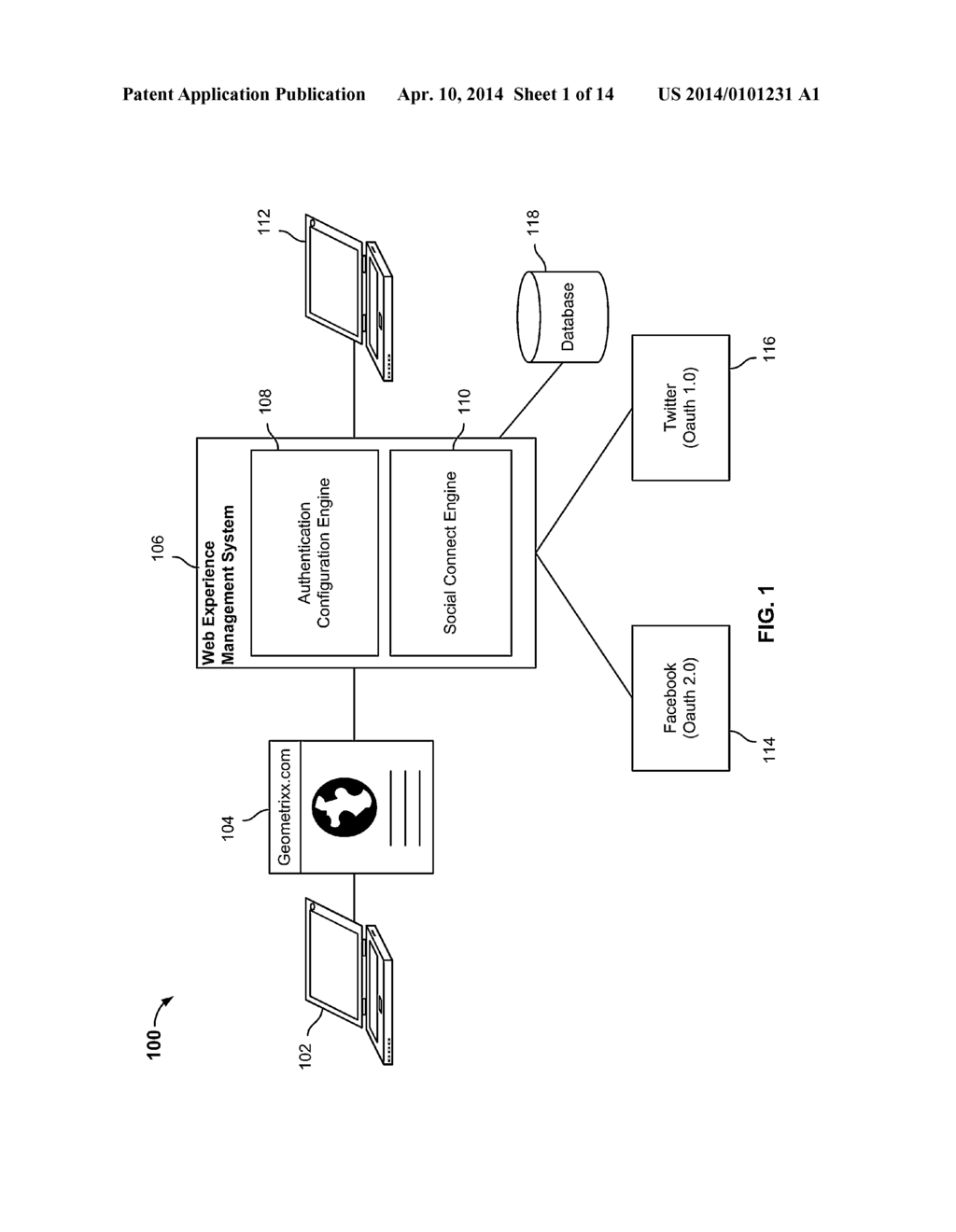 DISPLAYING TARGETED WEBSITE CONTENT BASED ON SOCIAL USER PROFILE DATA - diagram, schematic, and image 02