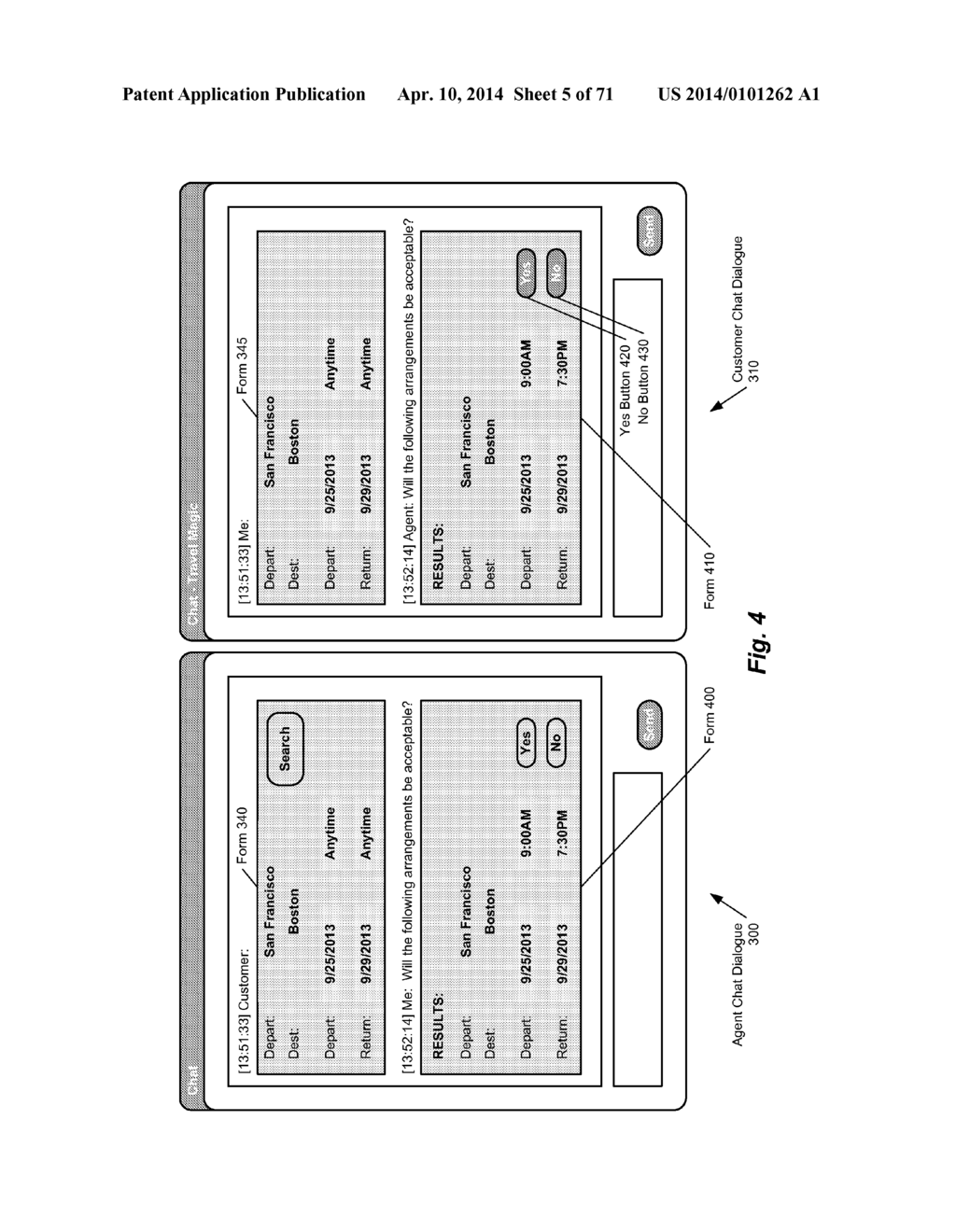 METHOD AND SYSTEM FOR COMMUNICATING WITHIN A MESSAGING ARCHITECTURE USING     DYNAMIC FORM GENERATION - diagram, schematic, and image 06