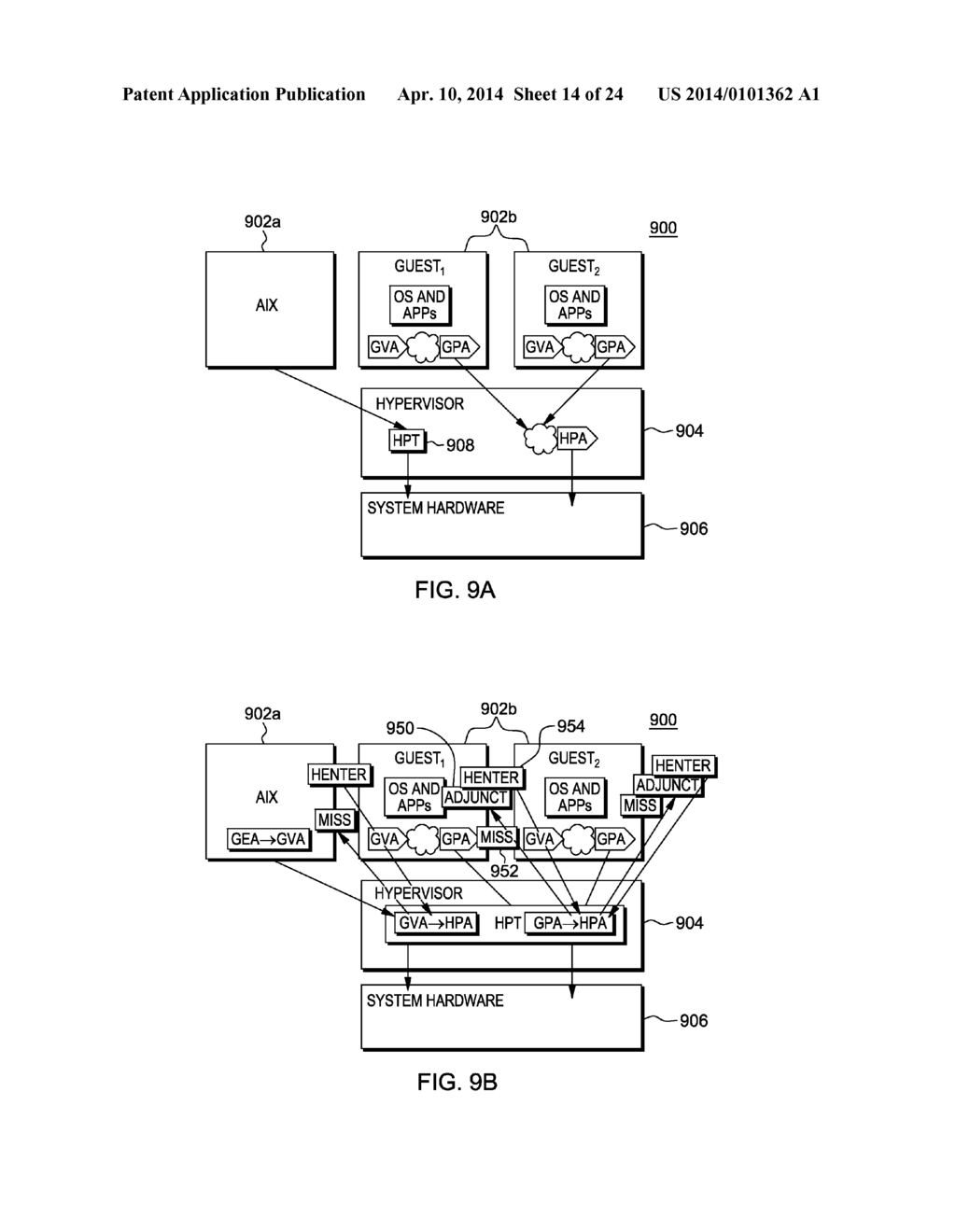 SUPPORTING MULTIPLE TYPES OF GUESTS BY A HYPERVISOR - diagram, schematic, and image 15