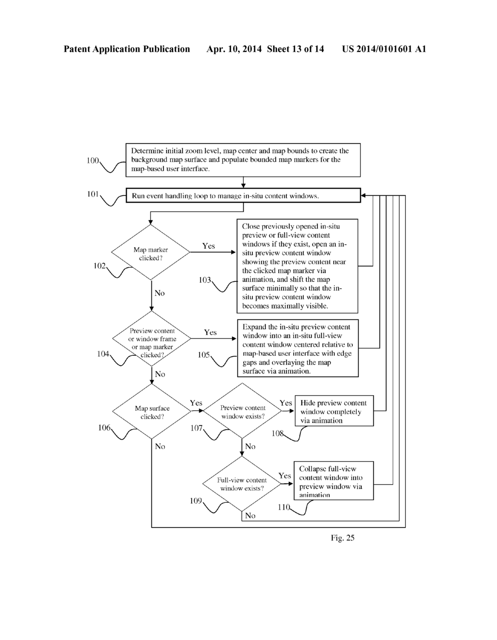 In-Situ Exploration and Management of Location-based Content on a Map - diagram, schematic, and image 14