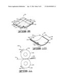 DECORATIVE ELEMENTS PROVIDED WITH A CIRCULAR OR CRIMPED CONFIGURATION AT     POINT OF SALE OR POINT OF USE diagram and image