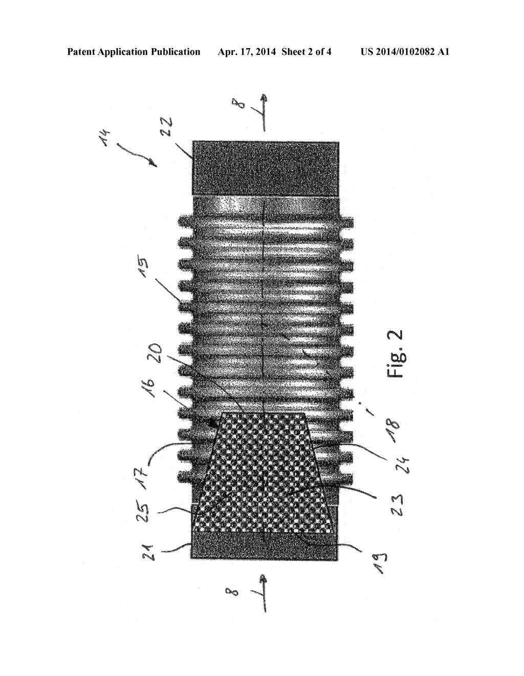 EXHAUST SYSTEM WITH LINE ELEMENT - diagram, schematic, and image 03