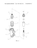 WATER VALVE SUITABLE FOR USE WITH A BATHTUB diagram and image