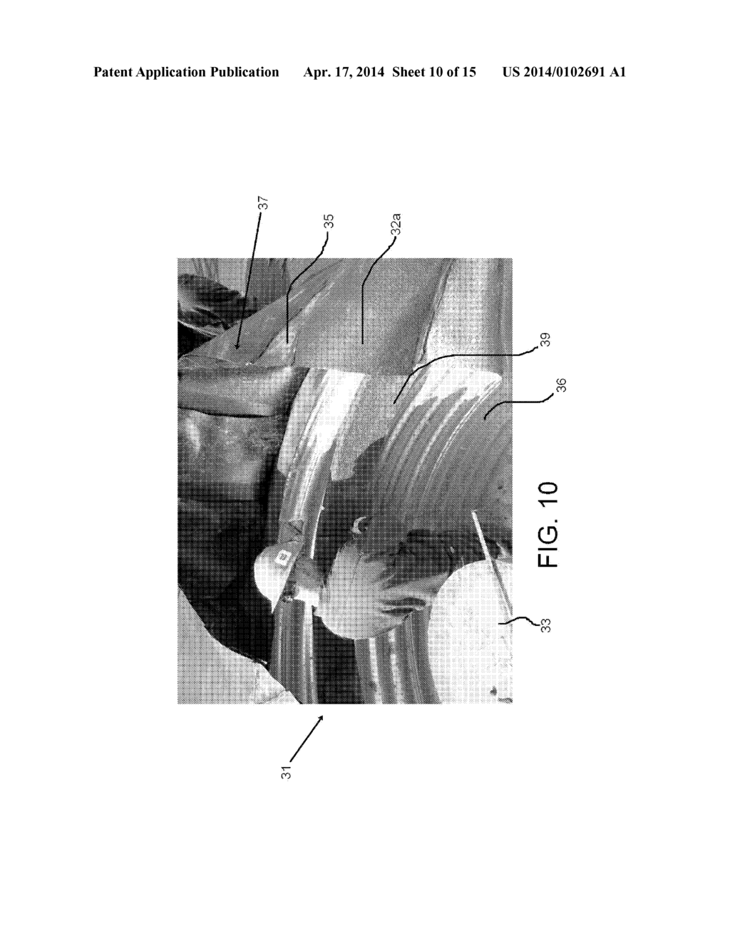 METHOD OF DRILLING AND OPERATING AN OIL OR GAS WELL, A METHOD OF     PREVENTING OR MINIMIZING CONTAMINATION TO THE SOIL ABOUT AN OIL OR GAS     WELL, USING A KIT TO INSTALL, AN IMPERVIOUS AND REUSABLE LINER AND     APPARATUS THEREFOR - diagram, schematic, and image 11