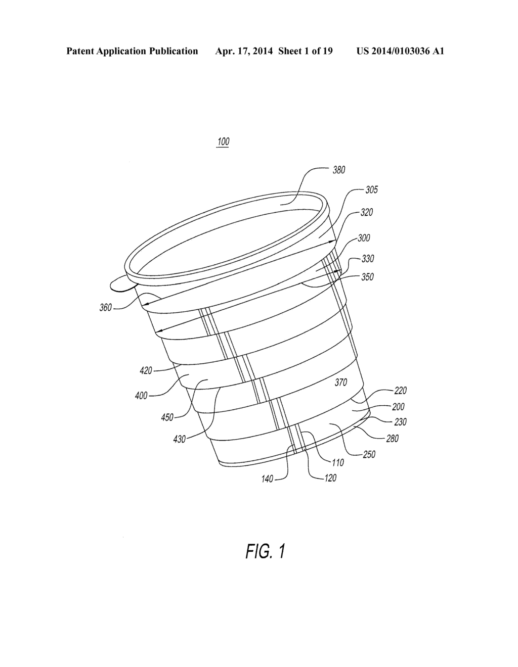 COLLAPSIBLE CUP FOR ZERO WASTE APPLICATIONS - diagram, schematic, and image 02