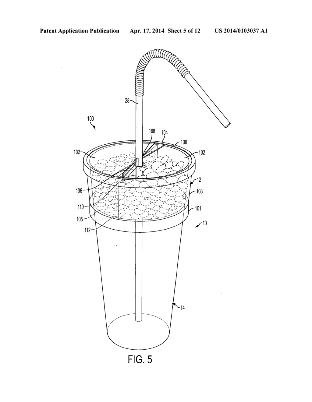 SNACK STORAGE CONTAINER FOR USE IN CONNECTION WITH A BEVERAGE CONTAINER - diagram, schematic, and image 06