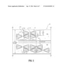 STAPLE POCKET ARRANGEMENT FOR SURGICAL STAPLER diagram and image