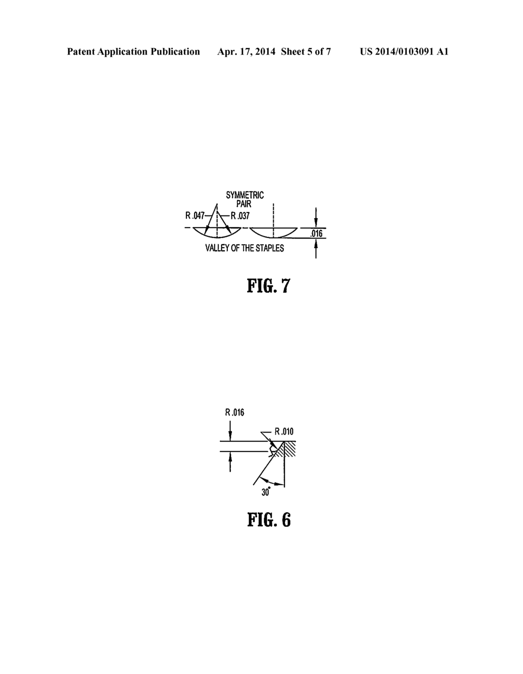 STAPLE POCKET ARRANGEMENT FOR SURGICAL STAPLER - diagram, schematic, and image 06