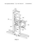 ELECTRICAL BOX MOUNTING BRACKET WITH RAILS diagram and image