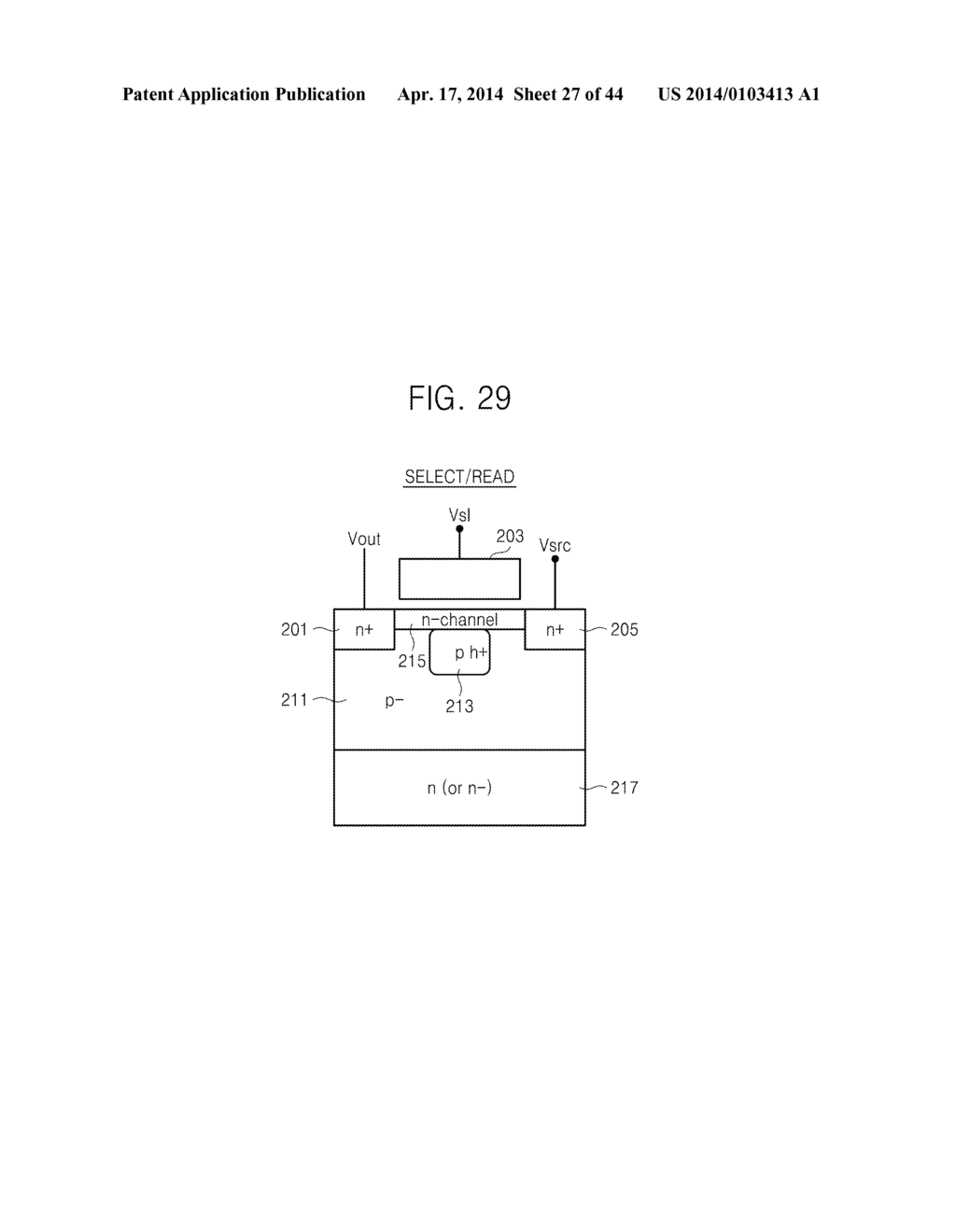 CMOS IMAGE SENSORS WITH PHOTOGATE STRUCTURES AND SENSING TRANSISTORS,     OPERATION METHODS THEREOF, AND IMAGE PROCESSING SYSTEMS INCLUDING THE     SAME - diagram, schematic, and image 28