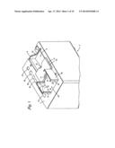 Flush Mounted Card Shuffler with Shuffling Mechanism Below a Gaming Table     Surface diagram and image