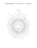 ELECTRIC MOTOR HAVING STATOR CORE FOR REDUCING COGGING TORQUE diagram and image