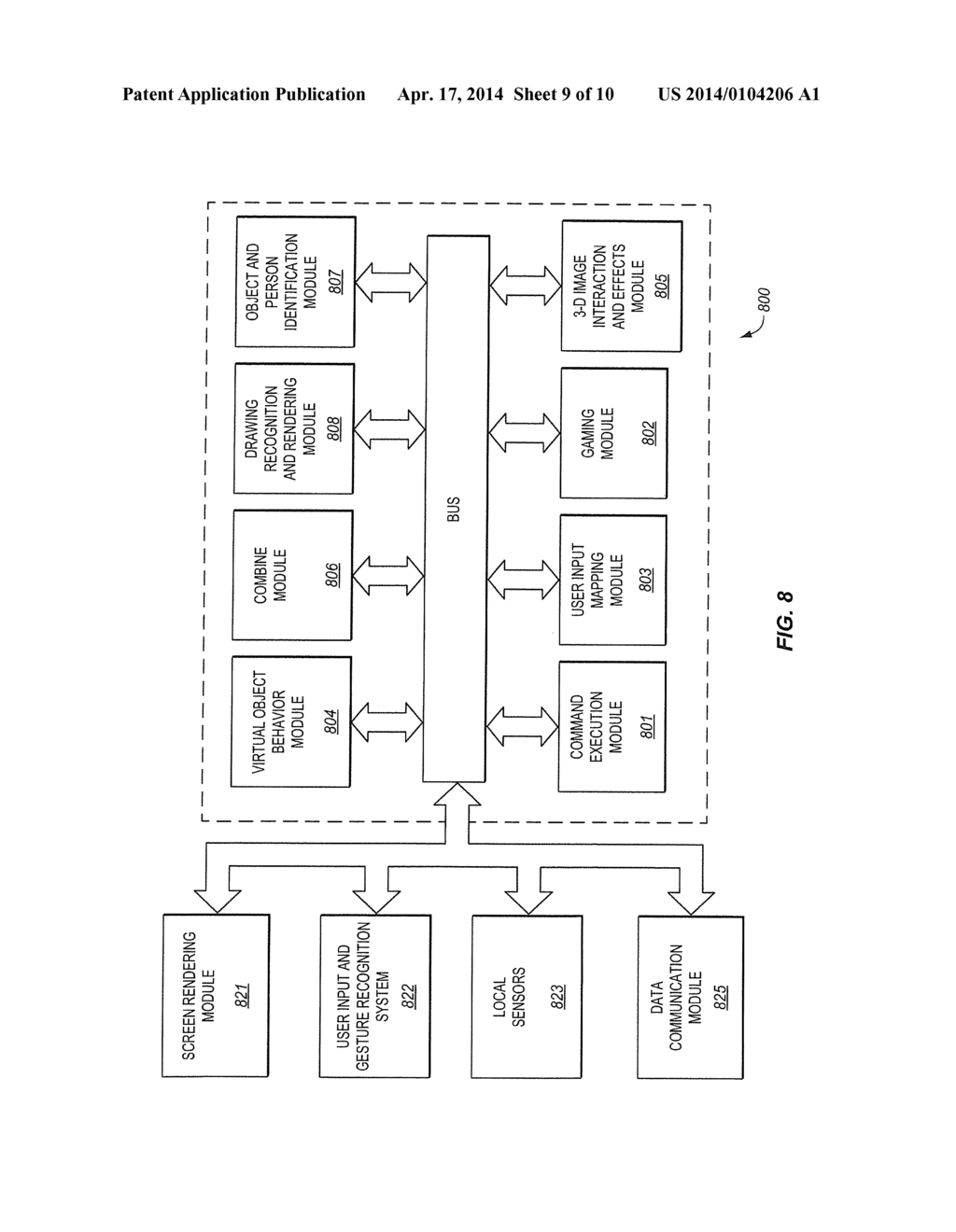 CREATION OF THREE-DIMENSIONAL GRAPHICS USING GESTURES - diagram, schematic, and image 10