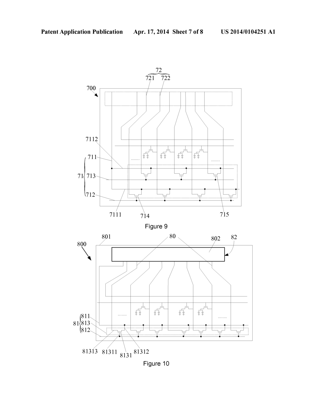 Array Substrate, Psav Liquid Crystal Display Panel and Manufacturing     Method Thereof - diagram, schematic, and image 08