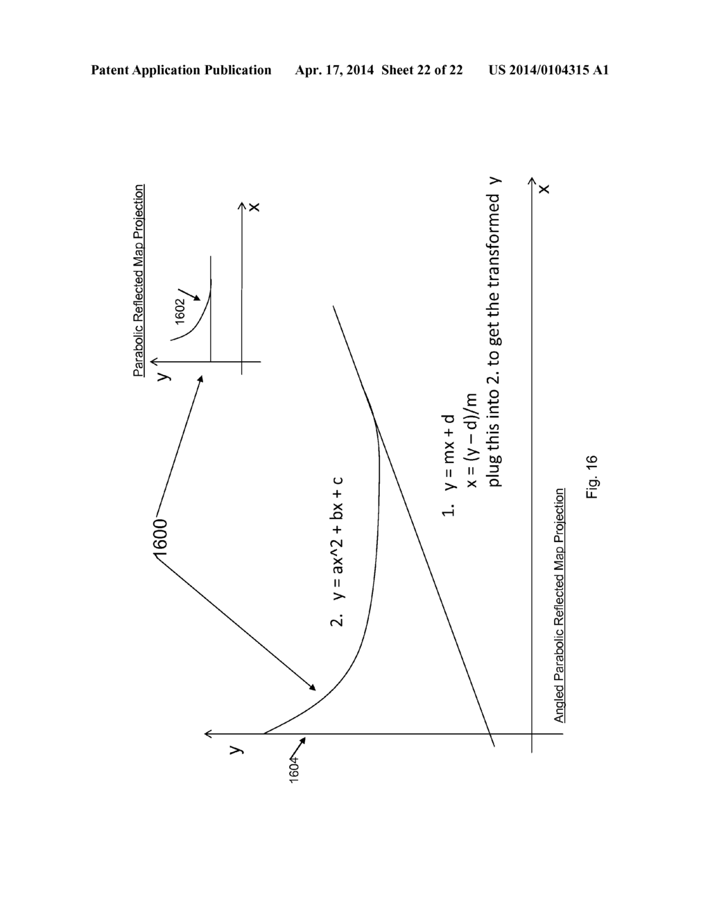 SYSTEM AND METHOD FOR CREATING AND DISPLAYING MAP PROJECTIONS RELATED TO     REAL-TIME IMAGES - diagram, schematic, and image 23