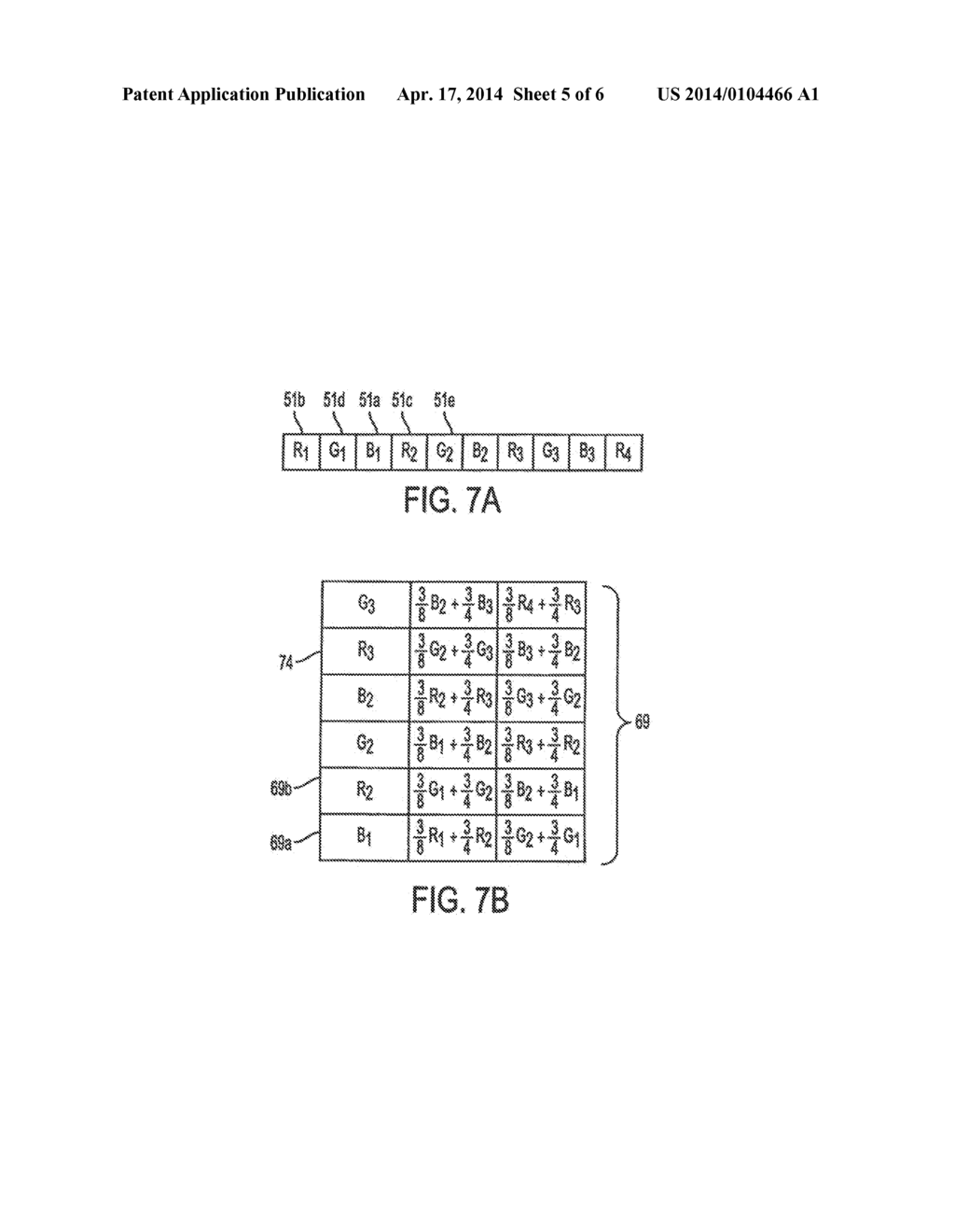 METHOD OF OPERATING A CMOS IMAGER USING COLOR INTERPOLATION - diagram, schematic, and image 06