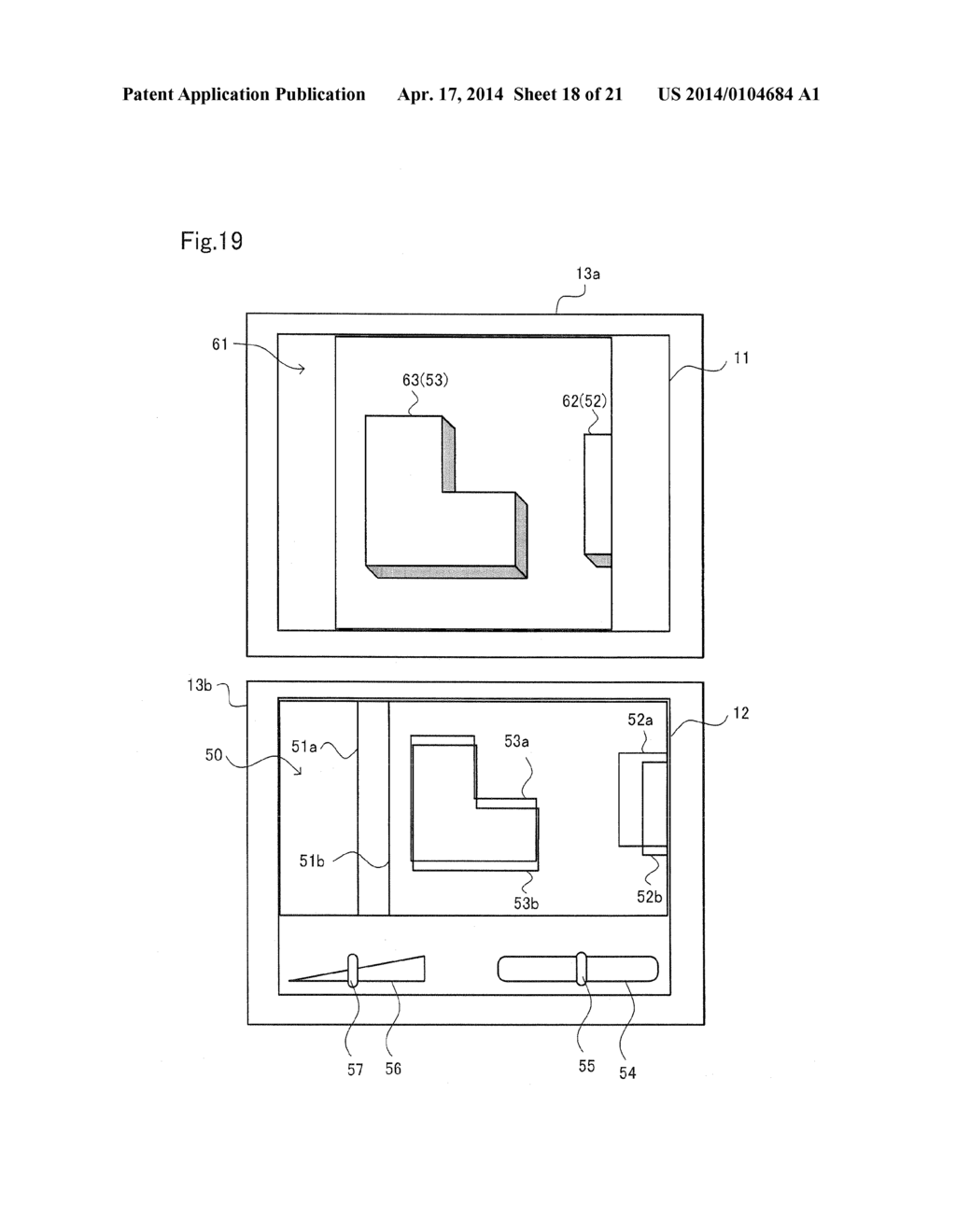 COMPUTER-READABLE STORAGE MEDIUM HAVING STORED THEREIN DISPLAY CONTROL     PROGRAM, DISPLAY CONTROL APPARATUS, DISPLAY CONTROL SYSTEM, AND DISPLAY     CONTROL METHOD - diagram, schematic, and image 19