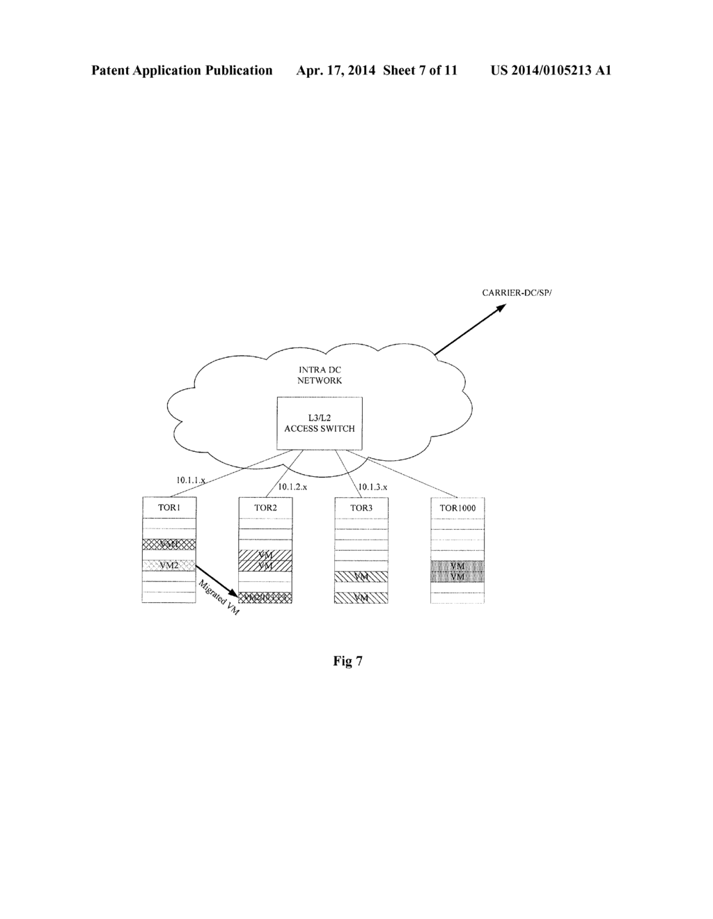 METHOD, APPARATUS AND SYSTEM FOR TRANSMITTING PACKETS IN VIRTUAL NETWORK - diagram, schematic, and image 08