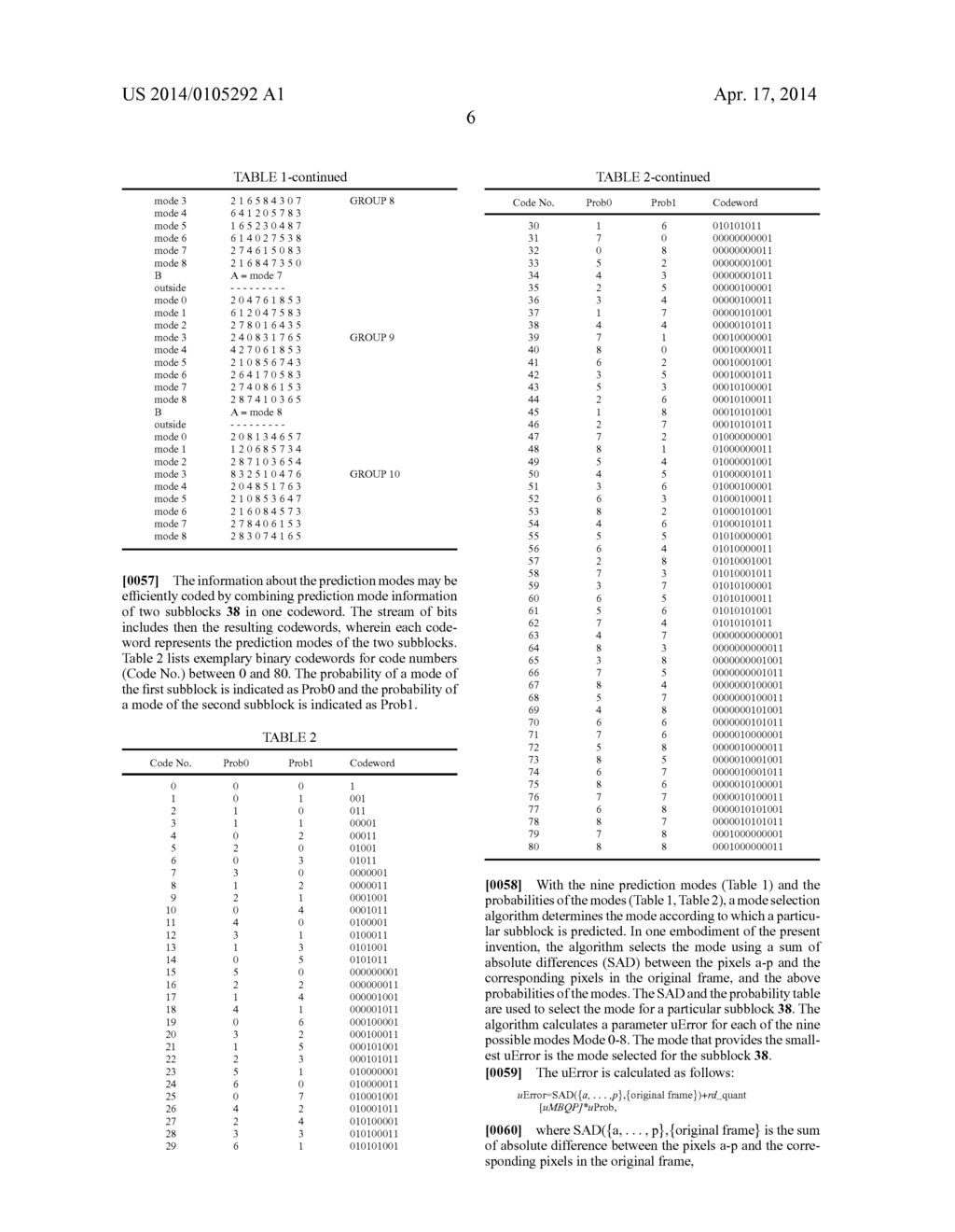 SYSTEM AND METHOD FOR INTRACODING VIDEO DATA - diagram, schematic, and image 12