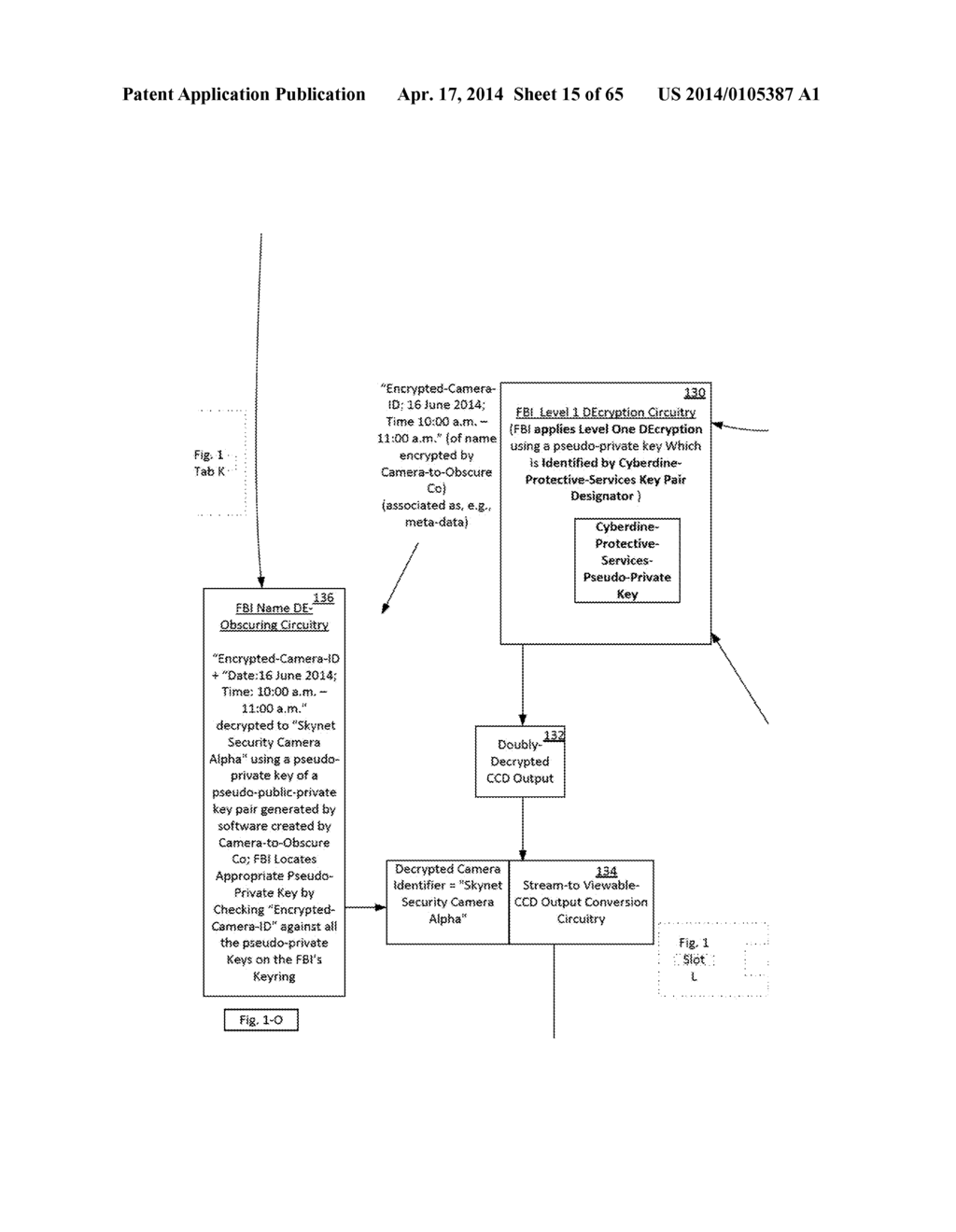 LEVEL-TWO DECRYPTION ASSOCIATED WITH INDIVIDUAL PRIVACY AND PUBLIC SAFETY     PROTECTION VIA DOUBLE ENCRYPTED LOCK BOX - diagram, schematic, and image 16