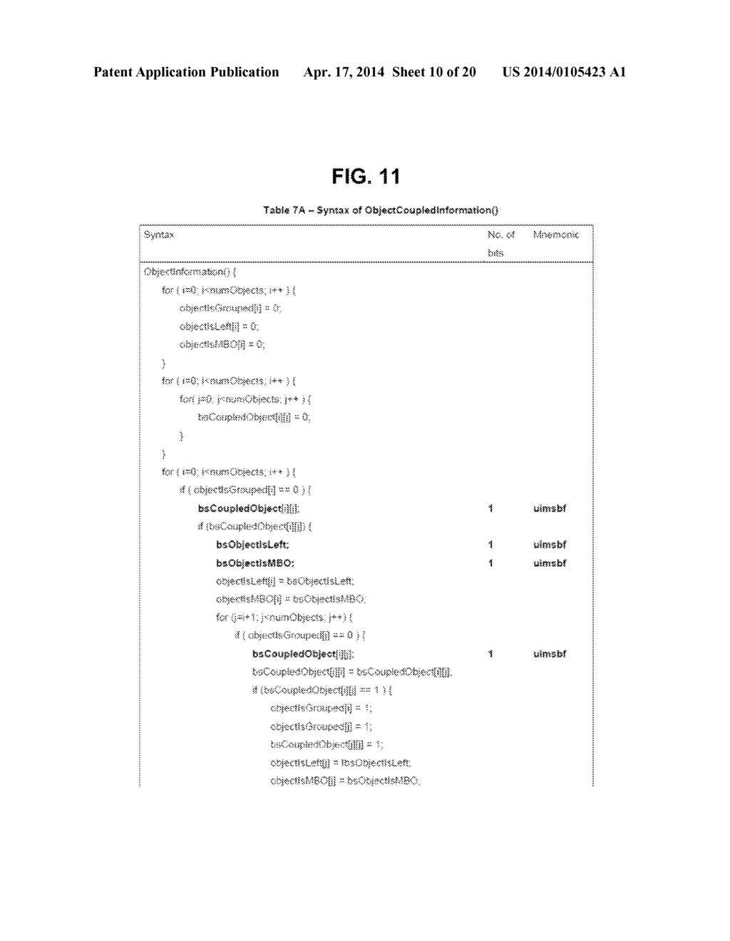 METHOD AND AN APPARATUS FOR PROCESSING AN AUDIO SIGNAL - diagram, schematic, and image 11