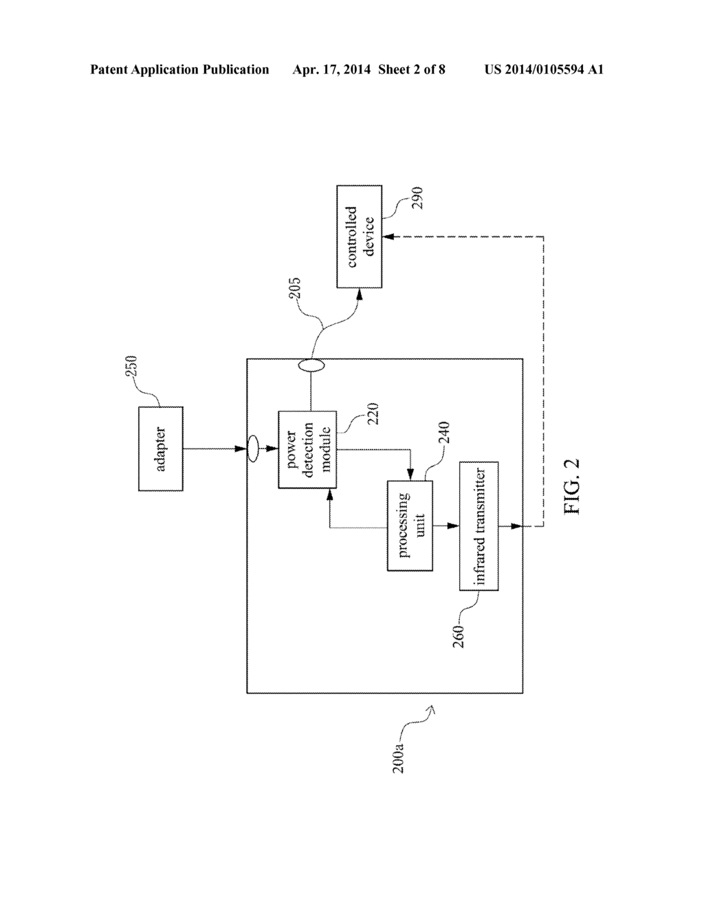 DETECTING DEVICE AND DETECTING METHOD - diagram, schematic, and image 03